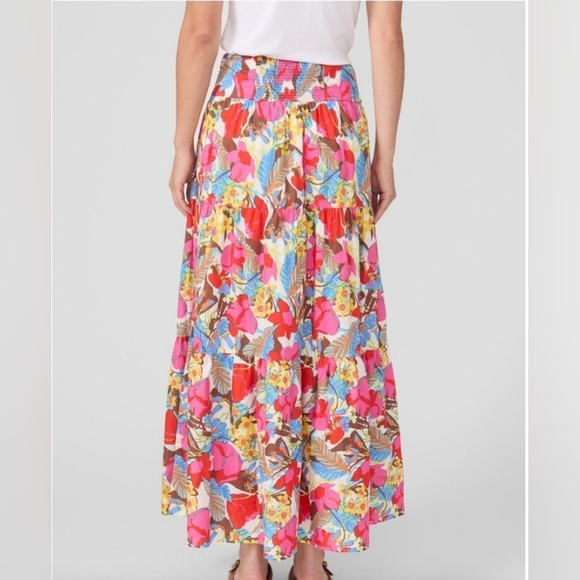 NWT! J. McLaughlin, Ophelia Maxi Skirt in Coconut Grove, Size Small, MSRP $188 - Picture 5 of 11
